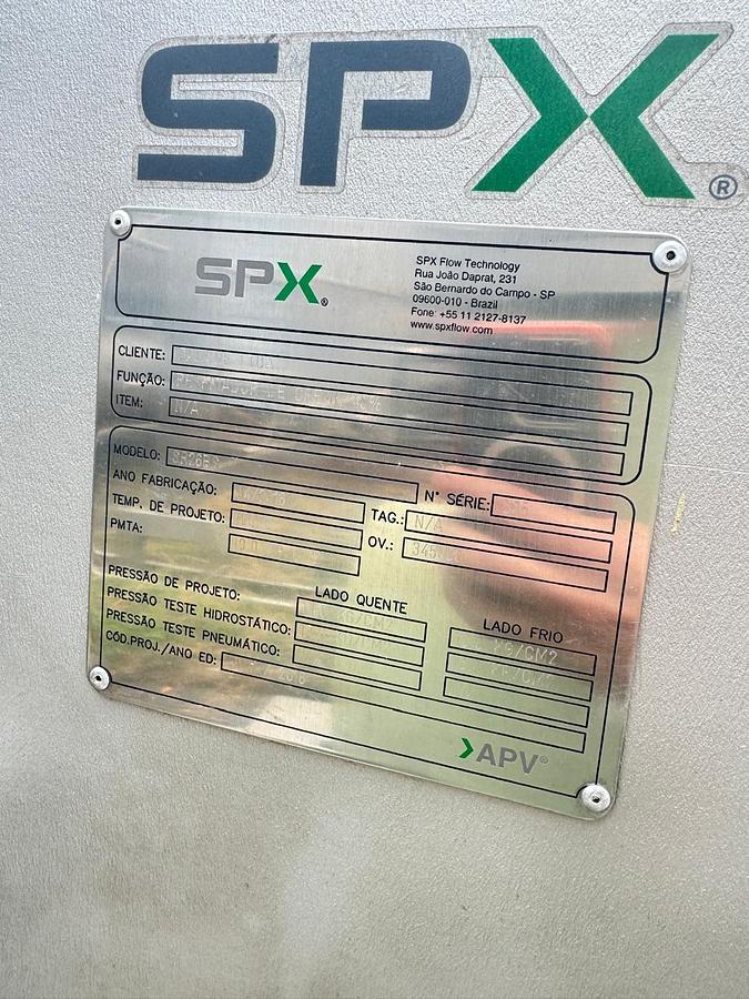 Usado Trocador de calor de placas em inox , SPX - WFA Equipamentos 