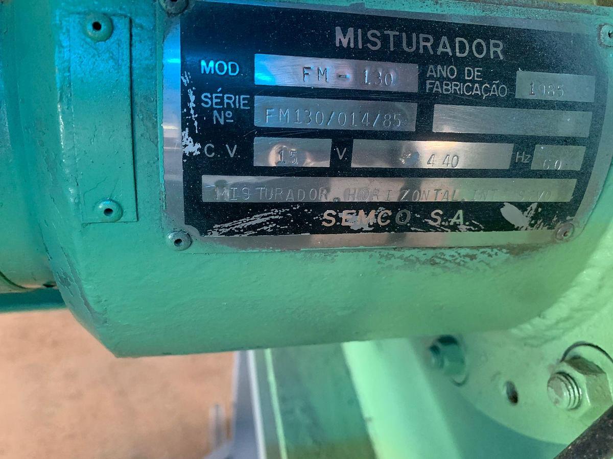Usado Misturador intensivo Semco , cap 130 Lts 