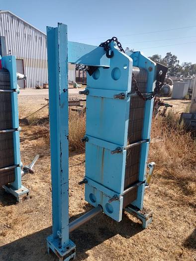 Used Heat Exchanger, Plate, 390 SF, APV, 316 S/st, (59) Plates #S742457
