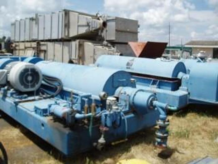 Used Centrifuge, Decanter, Humbolt-Wedag, Mdl B-3, 100 HP, C/st, #S732945