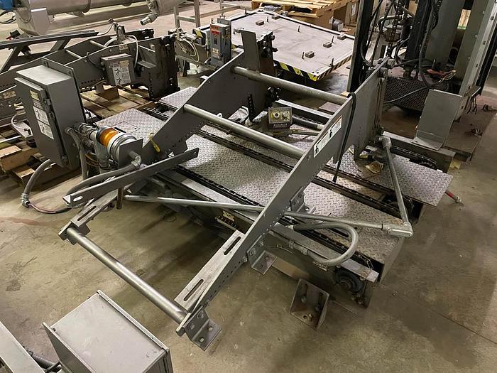 Used Whallon High Speed Bright Can Palletizer