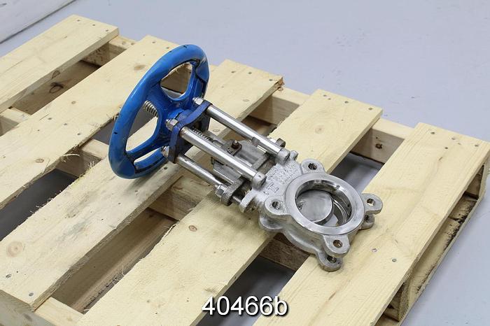 Used TL 3"  Hand Operated Knife Gate Valve #40466