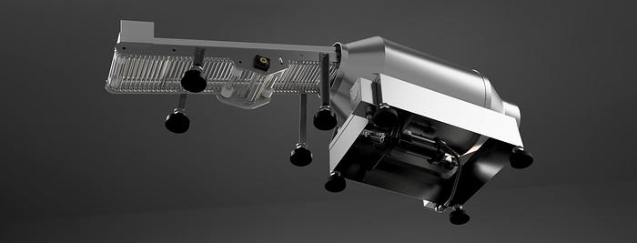 Sugar Tumbler - Table Top - with Conveyor for Belshaw Mark II Fryer - NEW