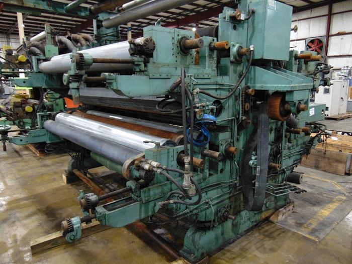 Used 87" WOLVERINE FOUR COLOR FLEXO PRINTING PRESS SECTION