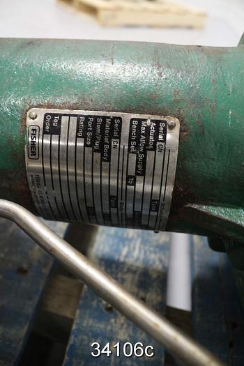 Used Fisher ET 3" Steam Valve #34106
