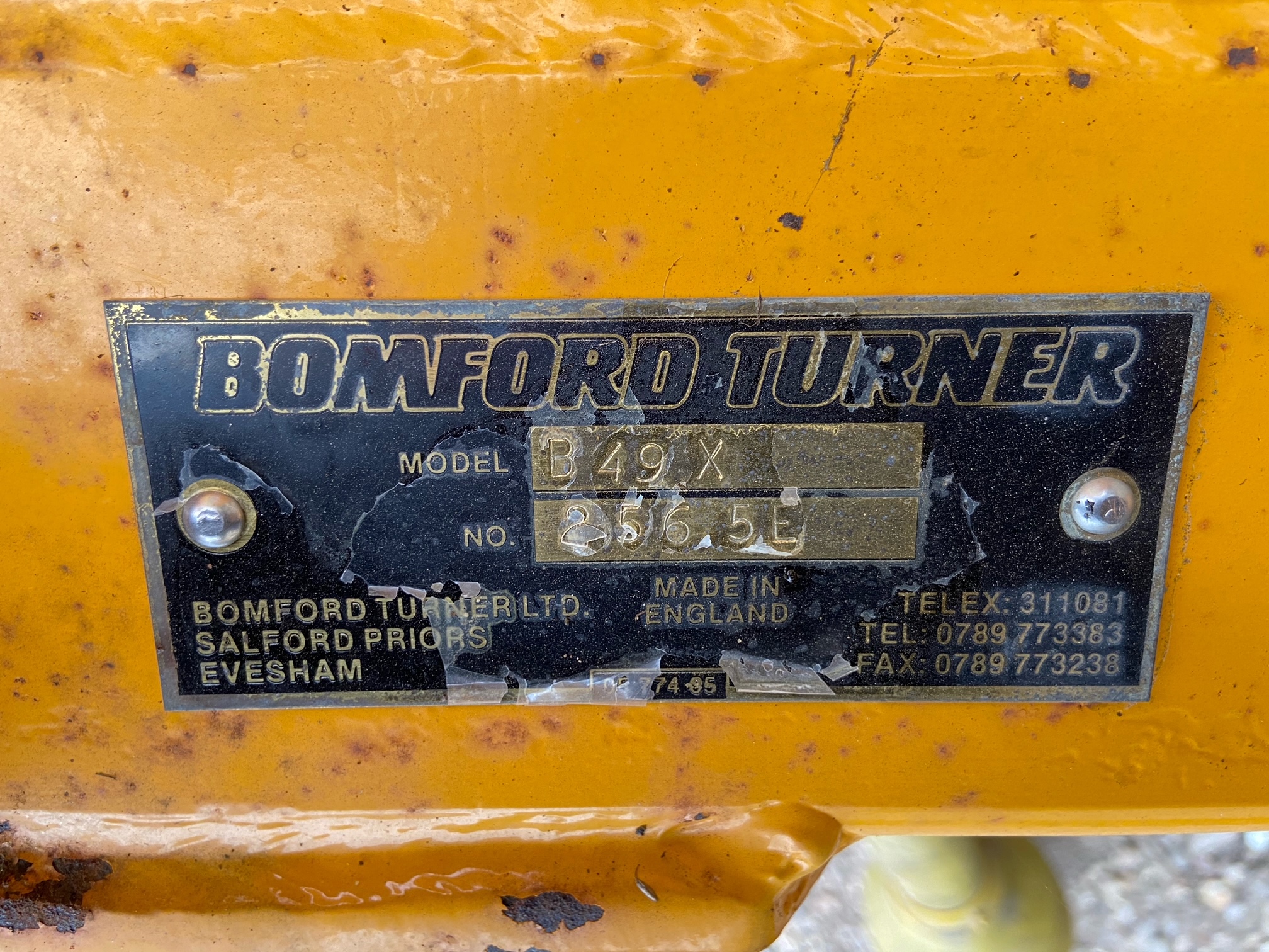 Used Bomford B49X Hedge Cutter