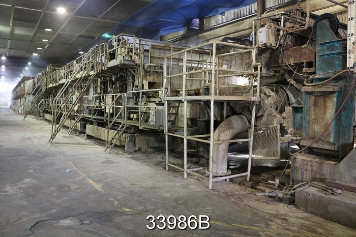 Used Beloit 148" Trim Inverformer Multi-Ply Paper Machine #33986