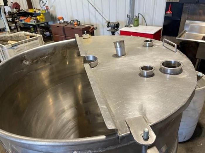 Used Lee 100 Gallon Stainless Steel Jacketed Kettle