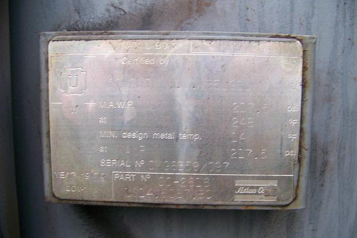 Refurbished Atlas CopCo 300 hp. GA250 Rotary Screw Air compressor Reman AE 1500 cfm 460 V