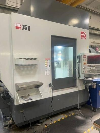 Used 2021 HAAS UMC-750 5-Axis CNC Vertical Machining Center ***Low Hours ***