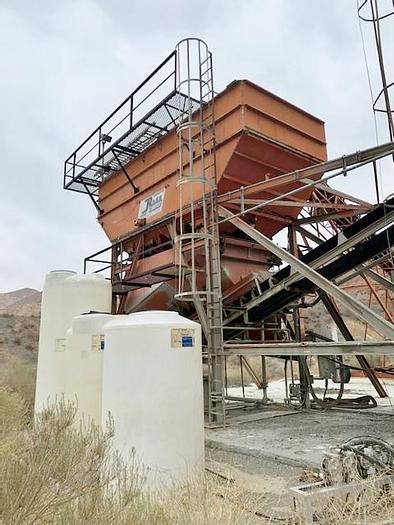 Used Ross Bandit 12 Portable Concrete Batch Plant