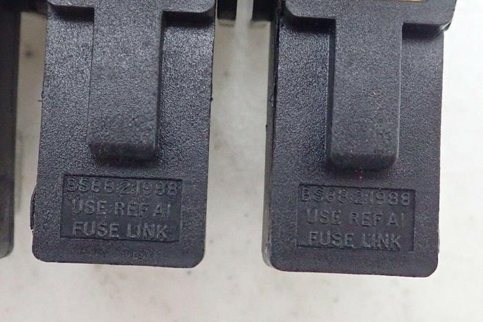 Used Lot of 6 Bussmann CM32FC Camaster Fuse Holders and NITD2 Fuses