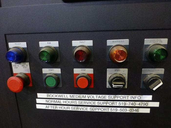 Used ALLEN BRADLEY POWERFLEX 7000 DRIVE