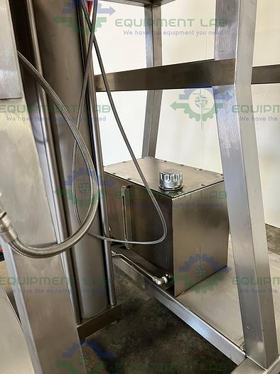 Used Varian  L & L4006MLWJ Load & Lock 6" Chromatography Column On Skid w/ Feed Pump