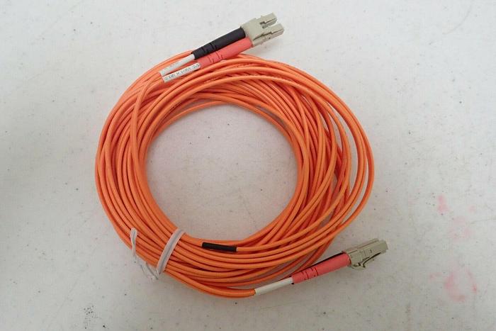 Used (5) Duplex Multimode 62.5/125 Fiber Optic Cables: RoHS LC-SC 3M, Black Box ST-LC