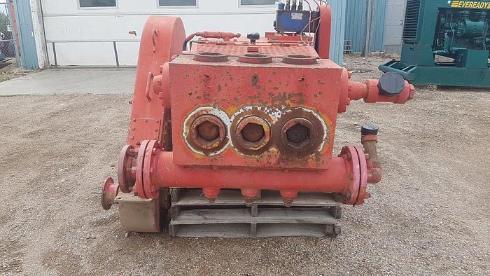 Used National JWS-340 Triplex Well Service Mud Pump