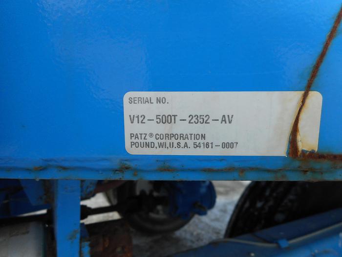 Used PATZ 500 Vertical TMR Mixer