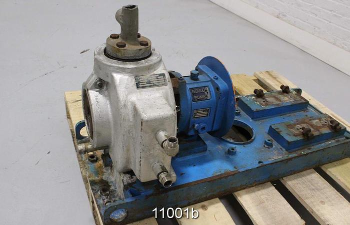 Used Goulds 3196 Pump, 1x1.5x8, Stainless Steel Casing, 8" Impeller Diameter #11001