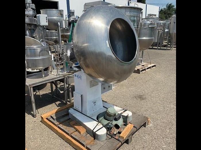 Used 40'' Stainless Steel Coating Pan With Blower