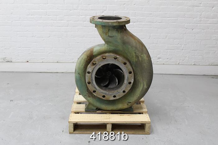 Used Goulds 3196 8x10x15 Pump, SS Casing, 6-Vane SS Impeller #41881