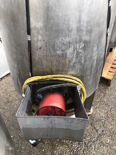 Used PTI 90 Gallon Vertical Stainless Steel Tank #3248