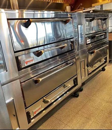 Used USED, in great condition! Two Marsal Deck Ovens, Natural Gas. Model 501046