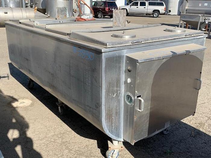 Used Sunset 585 Gallon Stainless Steel Milk Farm Tank