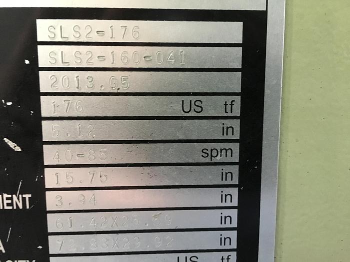 Used 2013 SEYI SLS2-176 SLS2-176