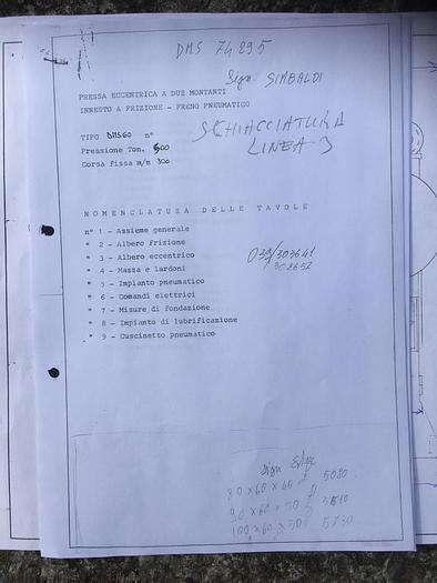 Usato PRESSA IMV 500 ton 