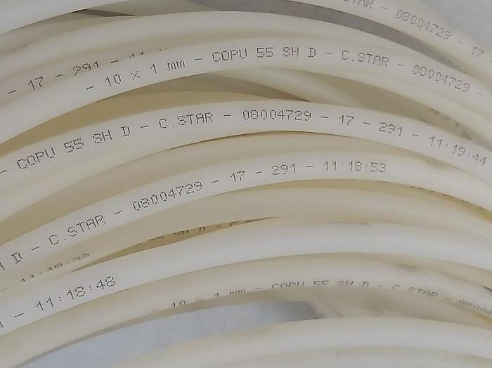 70m Pneumatikschlauch, 10 x 1mm, COPU 55 SH D, ,  neuwertig