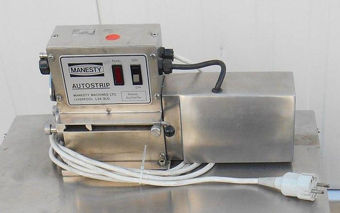 Used I 11987 D - Deblistering Machine MANESTY AUTOSTRIP - Semi-Auto