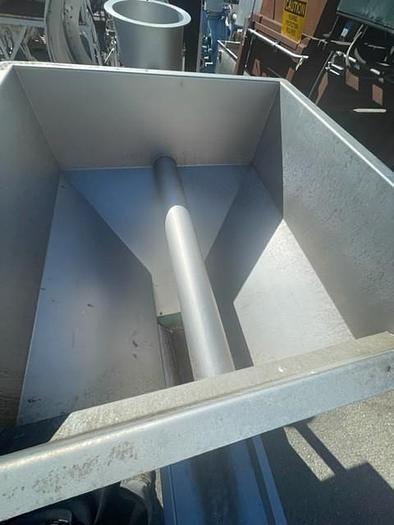 Used Stainless Steel Hopper with FMC Vibratory Output Conveyor