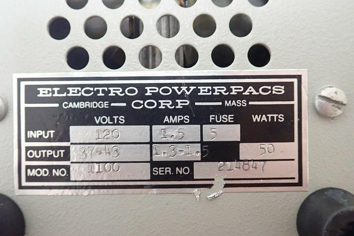 Used Carl Zeiss Electro Powerpacs Model 1100 Power Supply