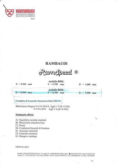 Usato Rambaudi Ramspeed