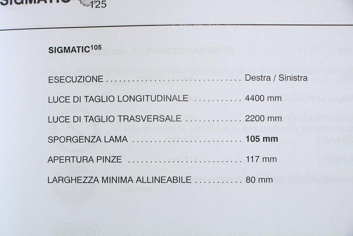 Used 2008 Giben SIGMATIC 105