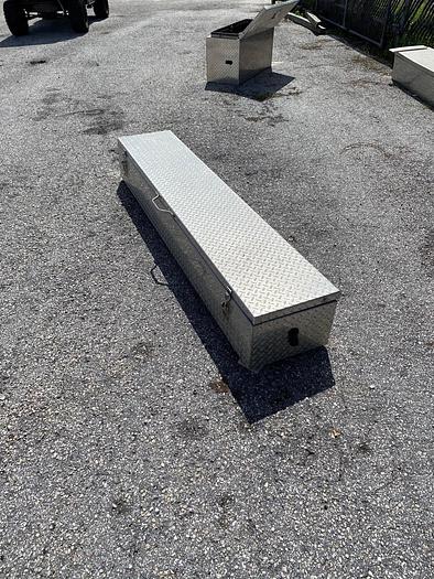 Used Tool Box 78x15x11 Aluminum Top Open - Box2