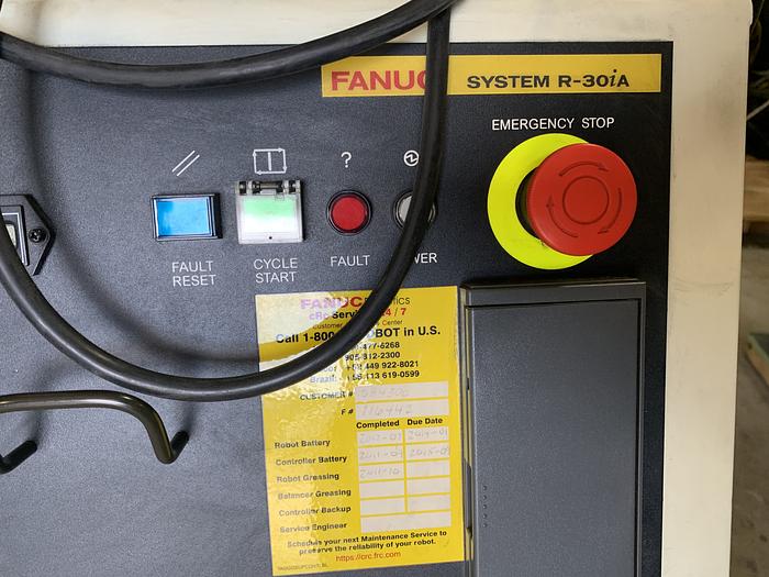 Used FANUC M900iA/600 6 AXIS CNC ROBOT WITH R30iA CONTROLLER