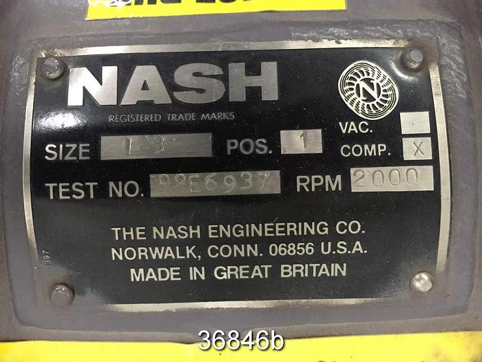 Unused Nash Model L3 Vacuum Pump #36846