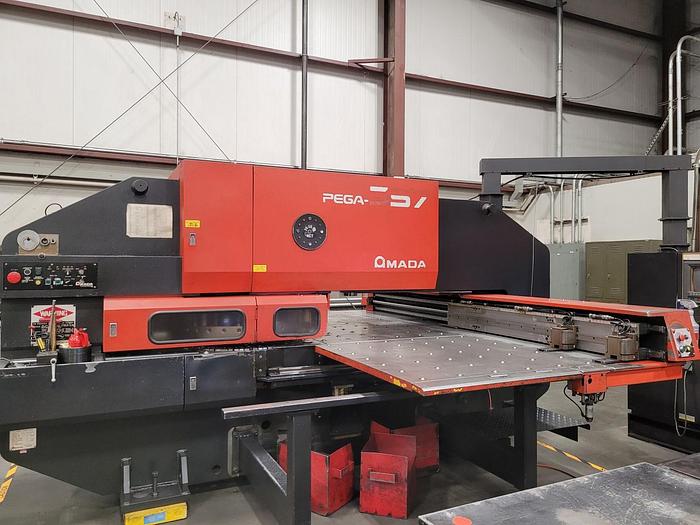 Used 1990 33 Ton Amada Pega 357 CNC Turret Punch