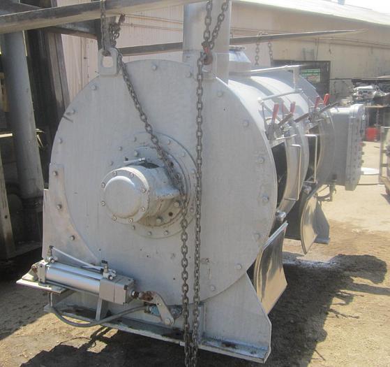 Used Mixer, Littleford, FKM-2000D, S/st, Batch, 125 HP, Plow, #S739069