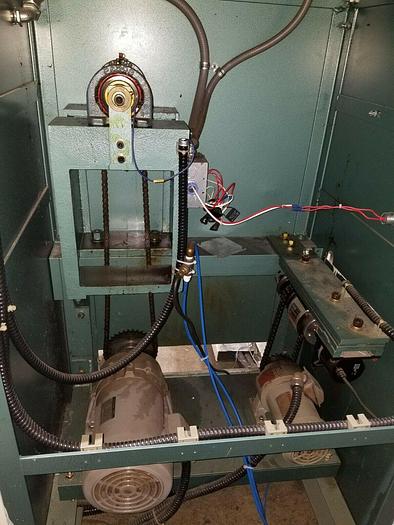 Used 60" DUSENBERY SINGLE KNIFE AUTOMATIC LOG SLITTER MAX DIAMETER 12"