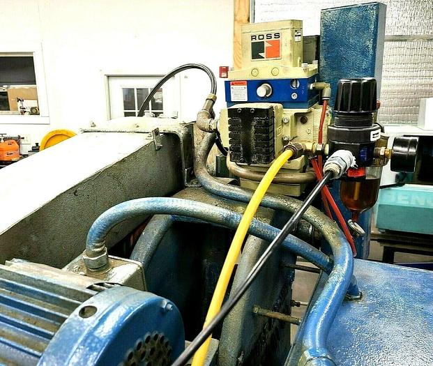 Used Rouselle 14 Ton Stamping Punch Press Air Clutch Brake Stamp Forge Pierce Metal