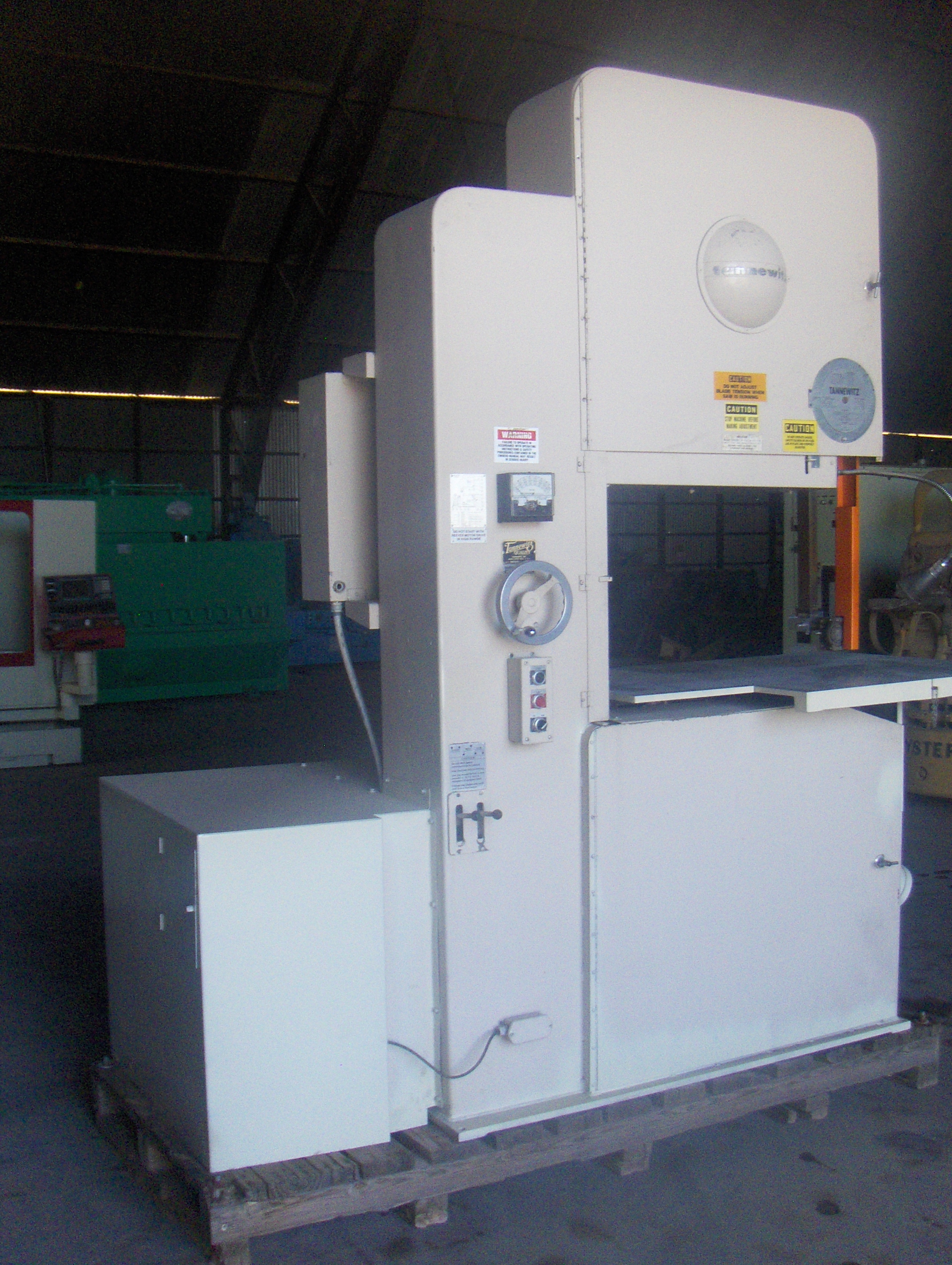 Used 36 Inch Tannewitz Mdl. GVTNE  Vert. Band Saw