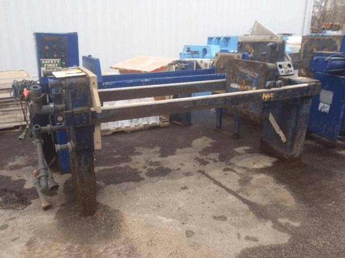 Used 9 CU. FT. JWI FILTER PRESS – 630 MM – C.G.R. – #8485