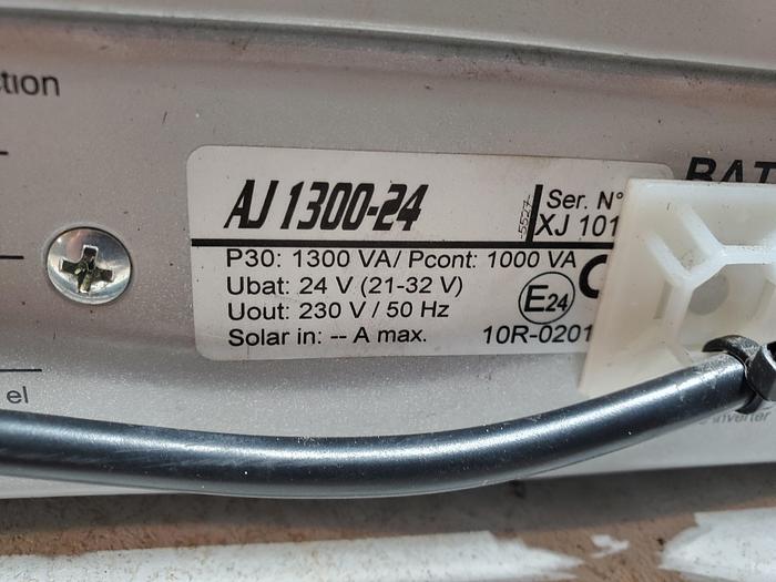 Used Harmon International AJ 1300-24 Sine Wave Power Inverter (J1)