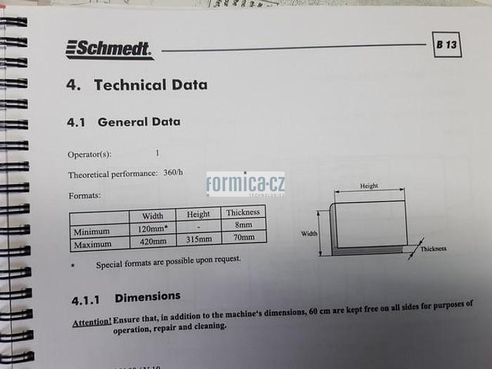 Used Schmedt Praform Pro