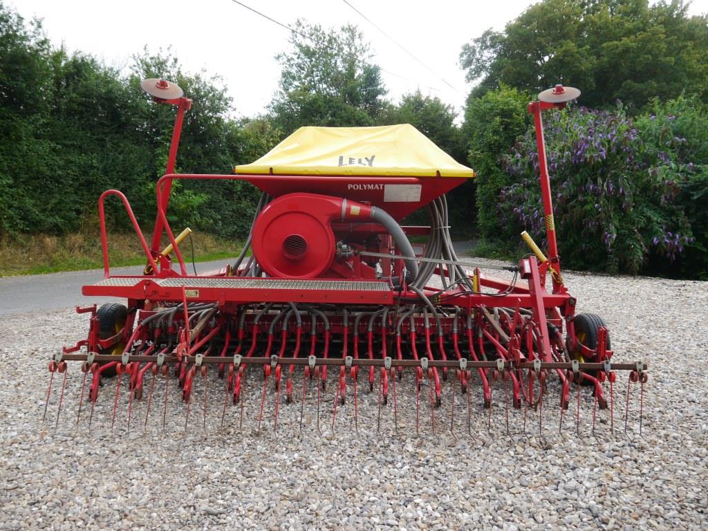 Used Lely 4m Combination Power Harrow Drill