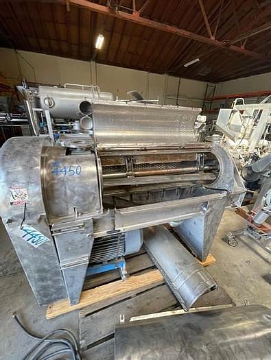 Used Pulper, Finisher, Brown, 202, 30 HP #D744017