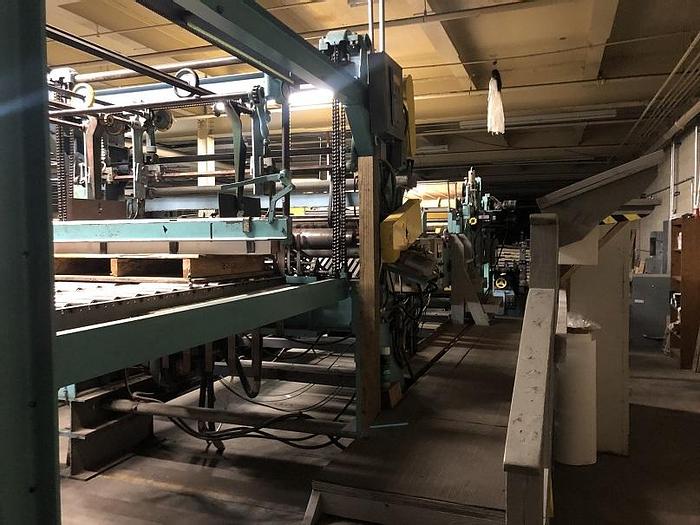 Used 60" WIDE HAMBLET SHEETER W/ 4 BACKSTANDS & DRIVE UPDATE