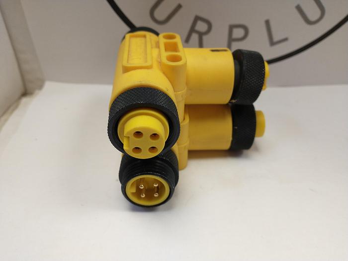 Used 2 lot LUMBERG 0906 UTP 312 SPLITTER T-CONNECTOR 4-Pin GHB4